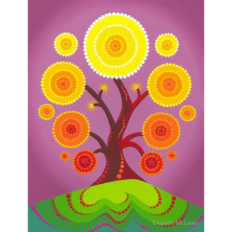 DIY Scenic 5D Diamond Painting Full Round Drill Tree Diamond Embroidery Cross Stitch Mosaic Cross Stitch Wall Art Home Decor