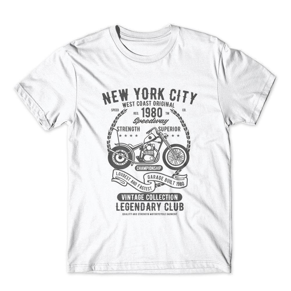 

New York City Speedway Tshirt 100% Cotton Premium Tee New M