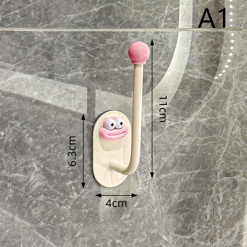 Reusable Suction Cup Hooks Punch Free Traceless Shower Hooks Wall Hook Storage Hanger Kitchen