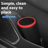 Mini Car Trash Bin Can - Auto Dust Organizer Interior Rubbish Garbage Container Storage Box Bucket - Essential Auto Accessor