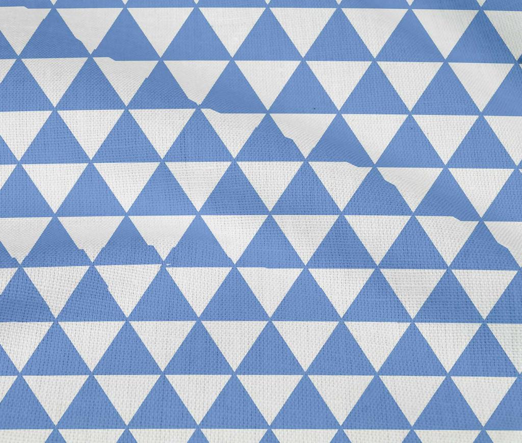 oneOone Cotton Flex Light Blue Fabric Triangle Quilting Supplies Print Sewing Fabric By The Yard 40 Inch Wide -