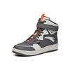 Anta Coverage Thermal Slip Resistant Waterproof Abrasion Resistant High Top Skateboard Shoes Men's Gray Sneakers