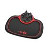 Non-Slip Car Storage Pad: Rotating Number Plate, Phone Holder, and Cartoon Design