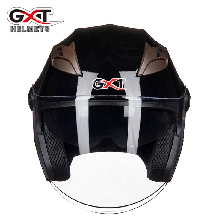 GXT Motorcycle Helmet Half Face ABS Motorbike Helmet Electric Safety Double Lens Helmet Moto Casque for Women/Men Casco Moto #