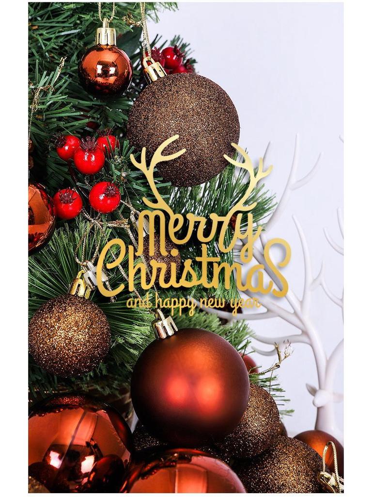 100-teilige farbige hohle Weihnachtsbaumkugeln (3-6 cm)