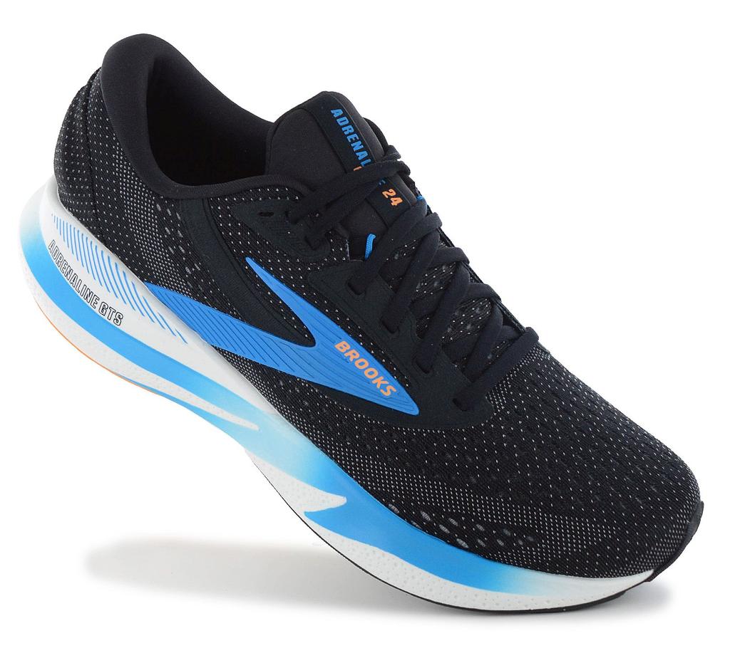 Brooks Adrenaline GTS 24 - Herren Laufschuhe Schwarz 1104371D-095 ORIGINAL