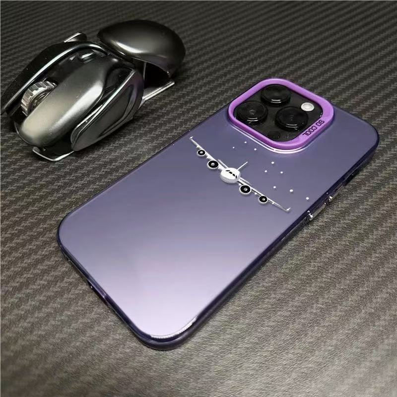 The new aircraft is suitable for iphone16 mobile phone case Apple 15promax/14 anti-drop 13pro12 foreign trade 11xr.