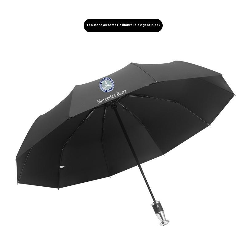 

Car Sticker Car Automatic Folding Windproof Sunshade Umbrella For Mercedes Benz A B C E S V Class GLB GLC GLE Sprinter Pilot SLK чёрный