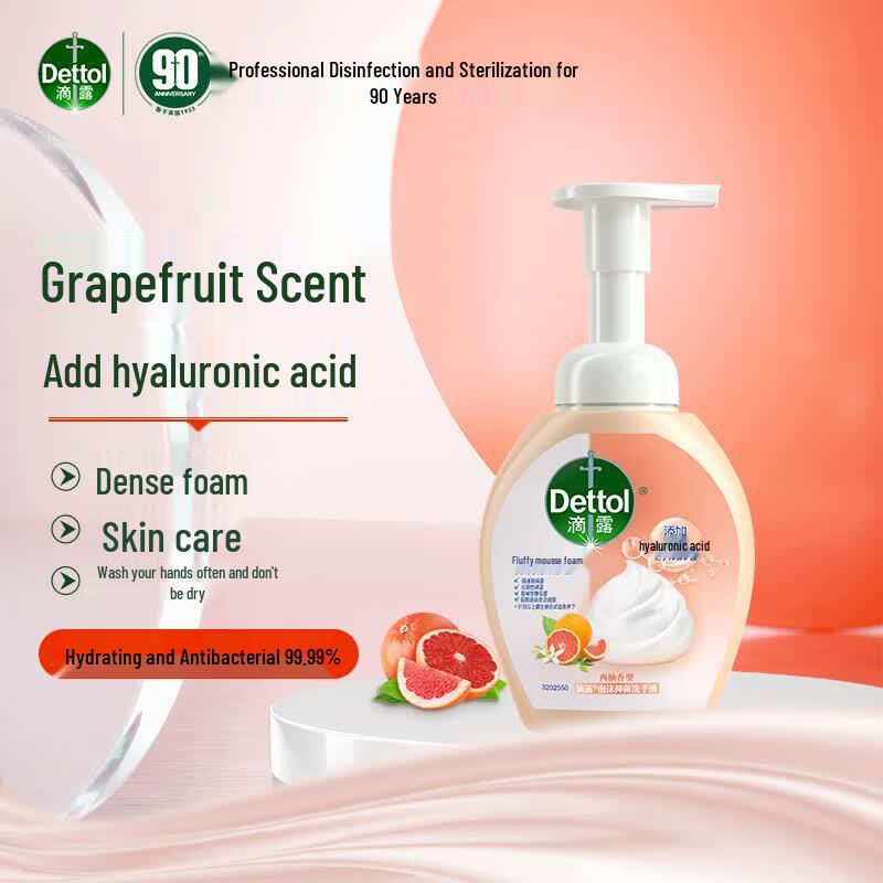 

Dettol Grapefruit Foaming Antibacterial Hand Wash