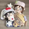 IVE Kpop Plush Doll 10cm Handmade Chibi Cotton Dolls Star Pajama Sleep Hat Mini Stuffed Keychain Pendant Cute Idol Merch Collectible Gift for IVE Fans