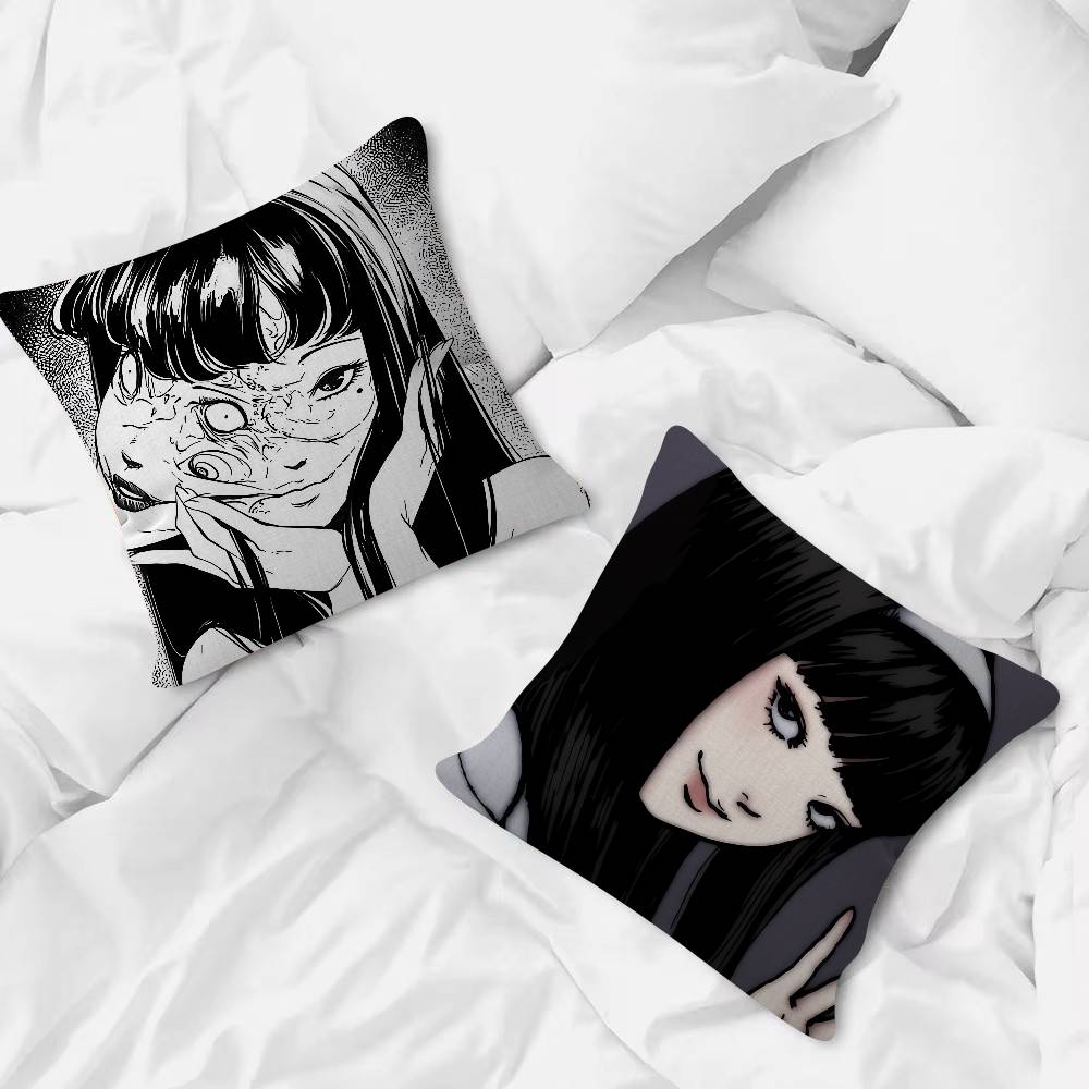 Anime Tomie Kawakami Game For Cartoon Print Peripheral Pillow Case Cushion Cover Home Decor Birthday Gift Pillowcover