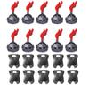 MOC Medieval Military Building Blocks Weapon Figure Accessories Shoulder Armour Helmet Bow Cape Hat Sword Brick Toy Gift X038