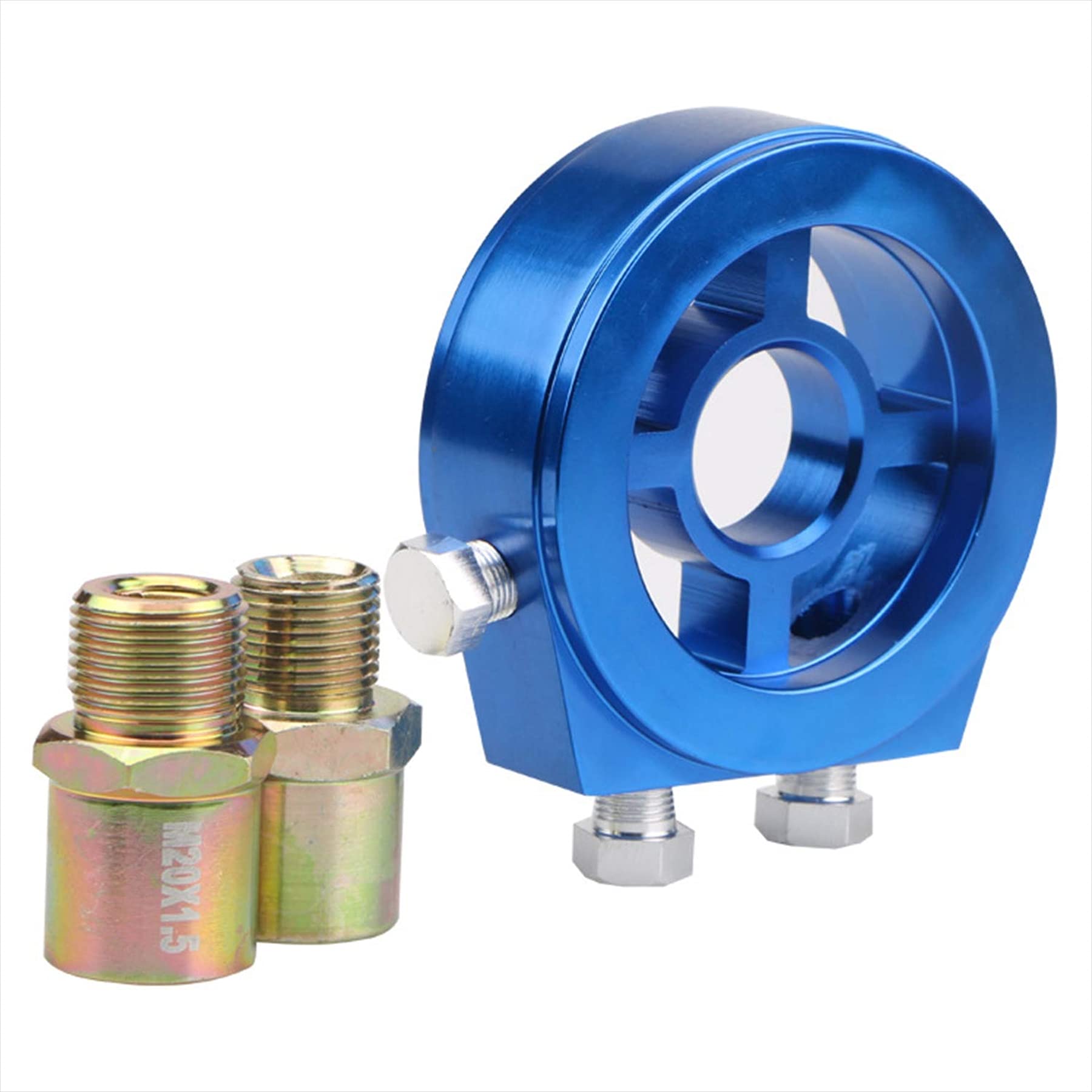 

ESNET Universal Sandwich Type Block Hydraulic Meter Sensor with 2 Bolts синий