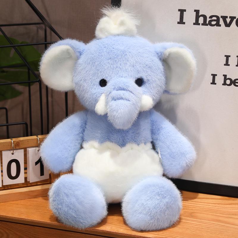 Authentic Benny the Fox Plush Toy - Elephant Comfort Doll & Animal Birthday Gift
