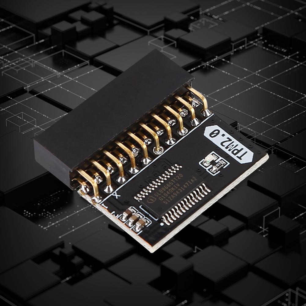 TPM 2.0 20 Pin Module Motherboard Replacement Part Encryption Security Module Memory Module 20-1 Pin for Gigabyte Platform
