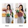 Cow Plush Toy With Bib Pants Large Sitting Cow Toy Huggable Throw Pillow For Boy