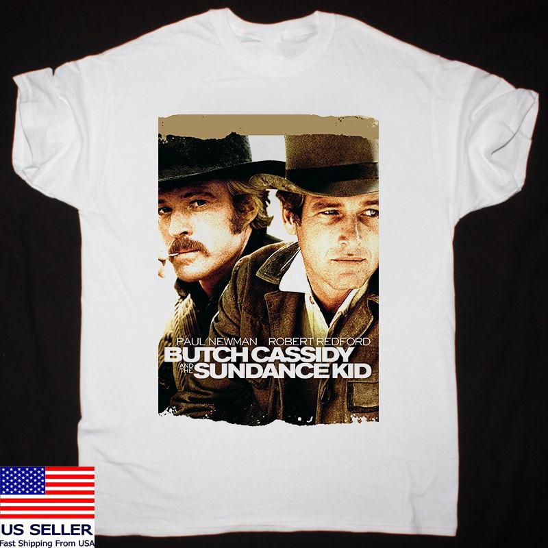 Butch Cassidy and the Sundance Kid Robert Redford T Shirt Full Size S-5XL S разноцветный