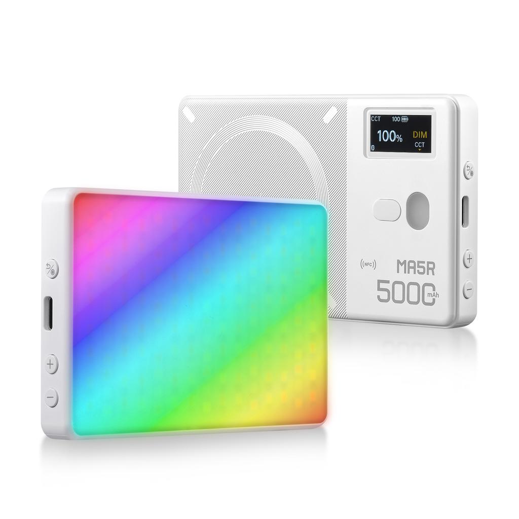Godox MA5R Magnetic Charging RGB Video Light Pocket LED Fill Light for Phone Photography Light