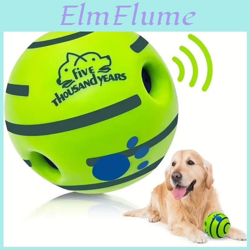 Wobble Toy Ball Dog Pet Wag Giggle Ball Interactive Dog Toy Chew Toy Giggle Sounds Toy When Rolled Or Shaken For Pet Dog Fun