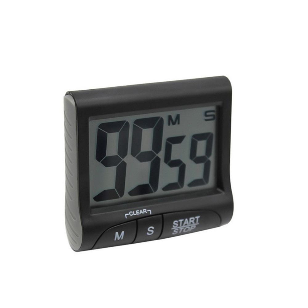 Back Stand Cooking Timer Large Display Screen Study Timer Digital Kitchen Timer  Study чёрный