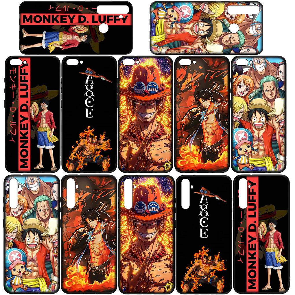 Phone Case for iPhone 17 15 16 Plus Redmi Note 14 12 11 13 Pro Max Huawei P30 P20 Lite Y9 OPPO A60 A40 A80 A38 A54 A17 Ace One Pieces Luffy Cover
