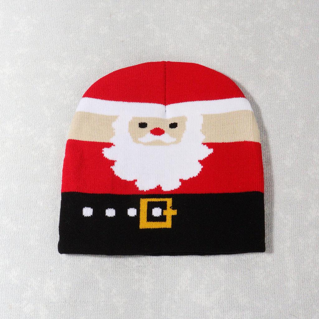 Nitted Hats Warm Christmas Hat Cute High Elastic Cap Soft Warm Cap Leisure Xmas