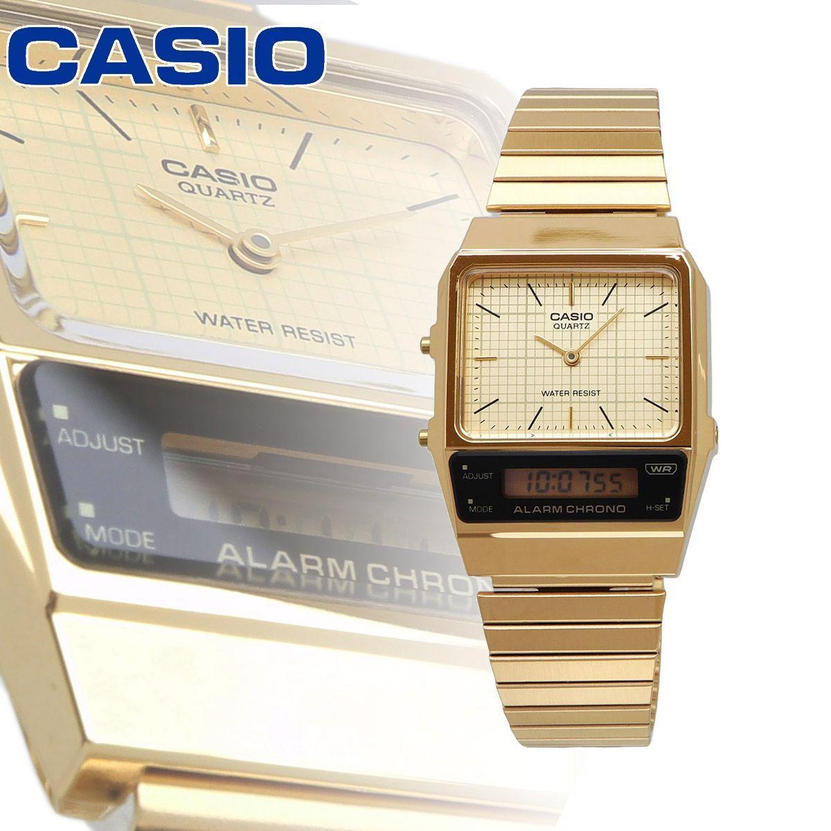 New Unused Watch CASIO Watch Casio Standard Clock Watch Cheap Casio Chipkashi Analog Digital Retro Men s Women s AQ-800EG-9A [Parallel Import]