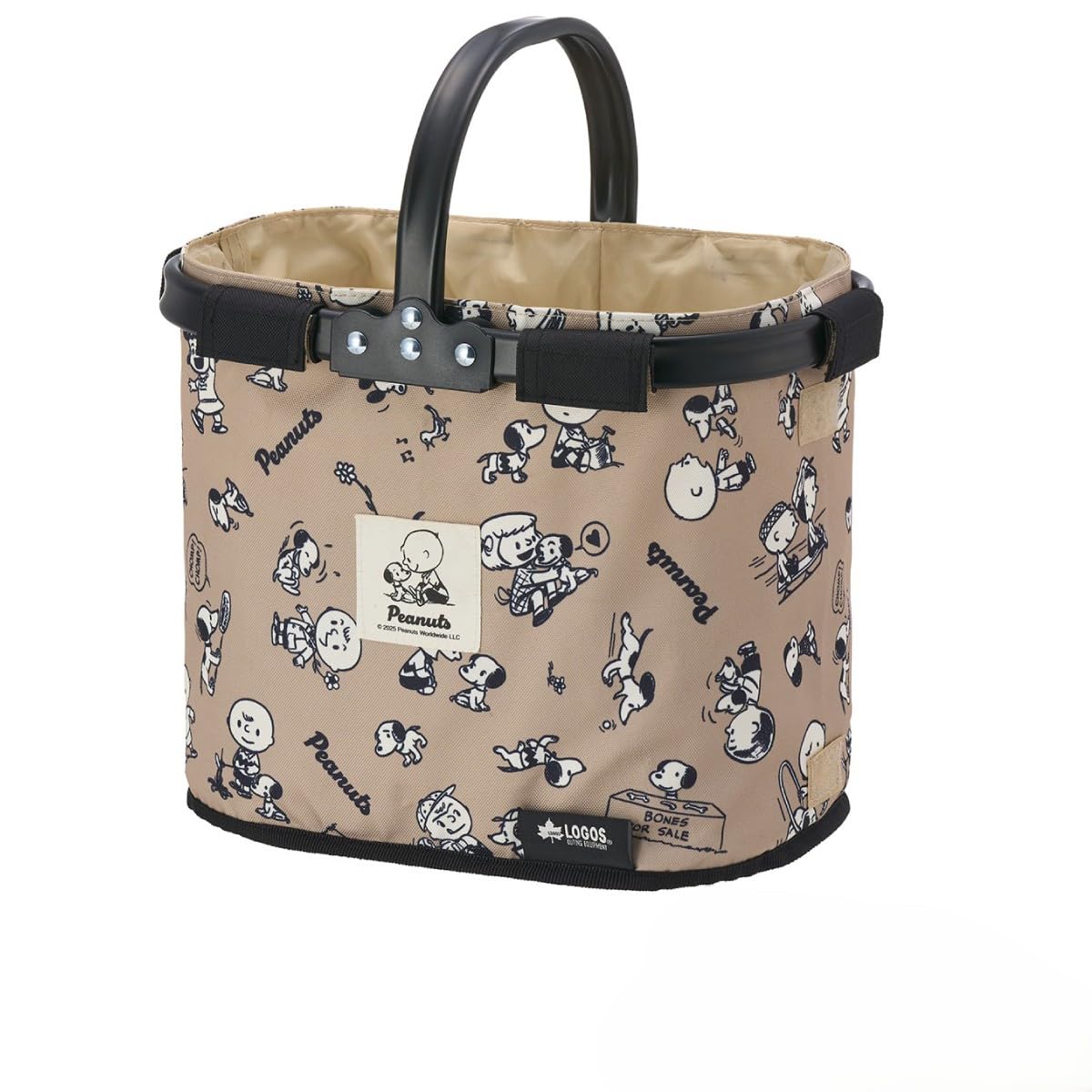 

LOGOS SNOOPY 75 Мини-корзина 86001141 (ПЕАНАТС годы) Полумесяц бежевый