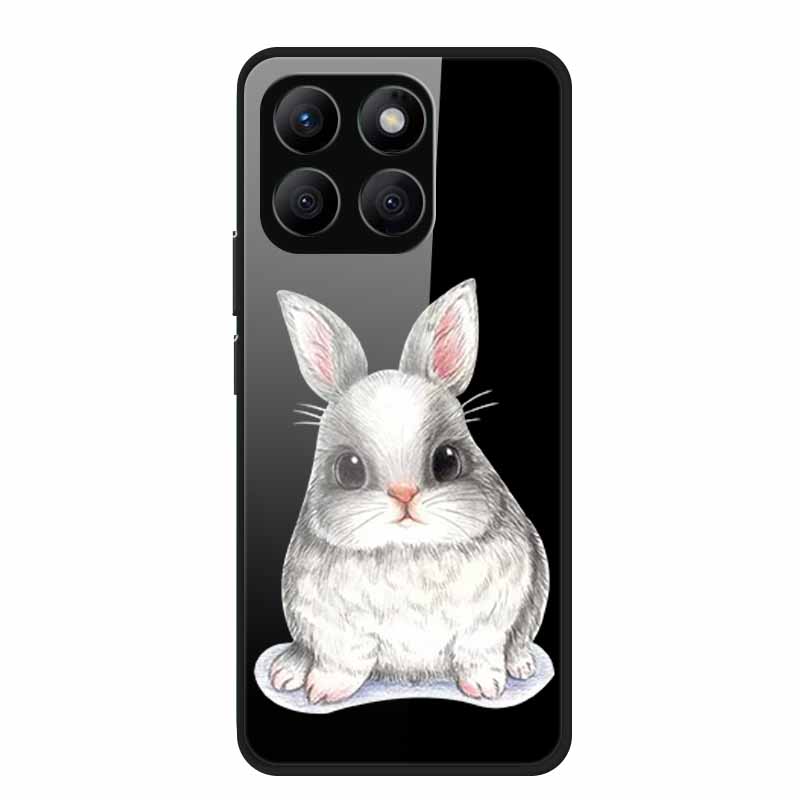 For Honor X8c Case X8 c X 8c Tempered Glass Hard Back Cover Phone Case For Honor X8c 4G Case HonorX8c X 8 c Capa Soft TPU Bumper