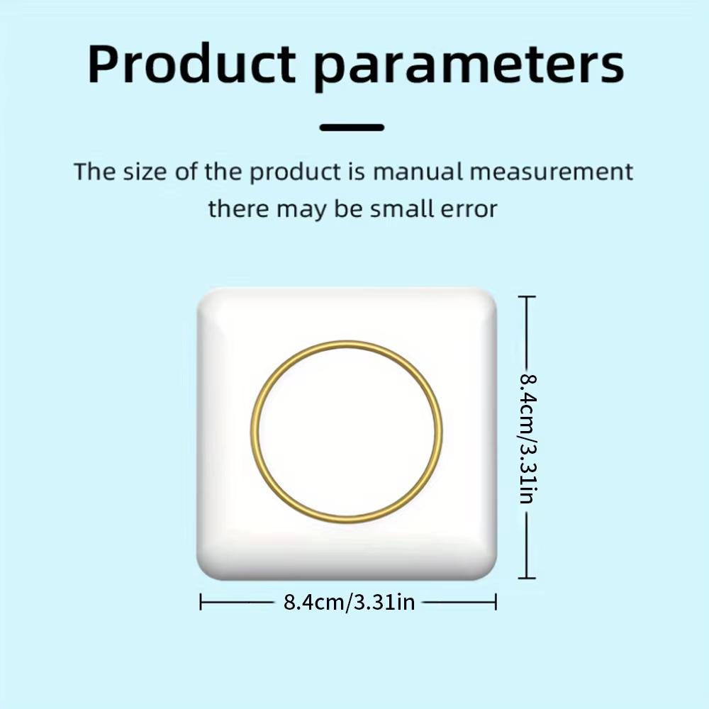 Mini Pocket Printer, Portable Inkless Thermal Printer, Compatible with Android & iOS, USB Charging, Rechargeable Lithium Battery