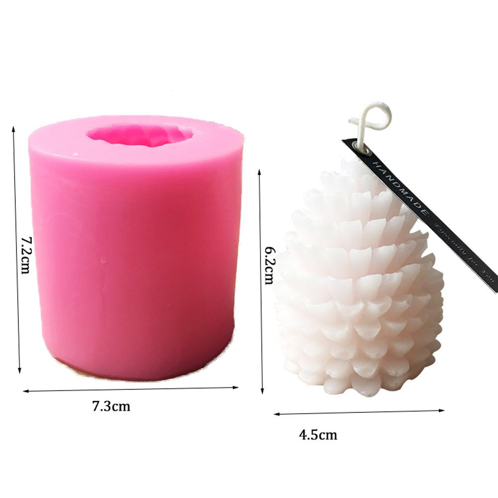 Xmas Bakeware Baking Tool Silicone Candle Mold Pinecone Candle Mold Soap Mould Candle Making Mold