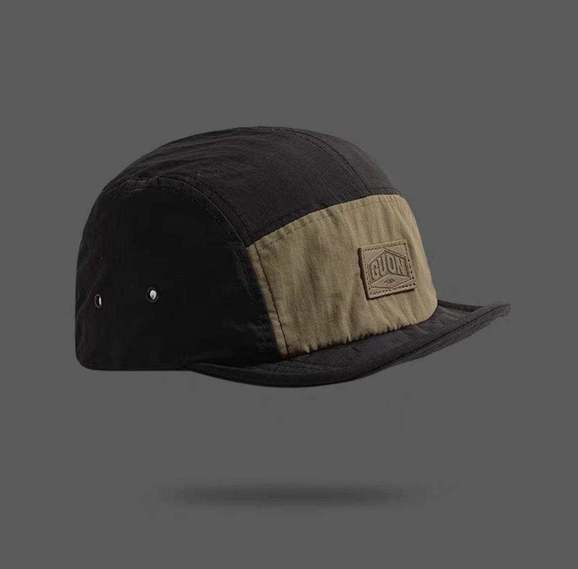 

2025 кепка с короткими полями в стиле ретро, подходящая по цвету, всесезонная бейсболка с мягкими полями, женская, быстросохнущая ткань, солнцезащитный крем M（56-58cm） чёрный