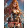 Anime Beauty Girl Canvas Posters Prints Fox Goddess Radiant Queen Beautiful Princess Posters Canvas Prints Pictures Home Decor