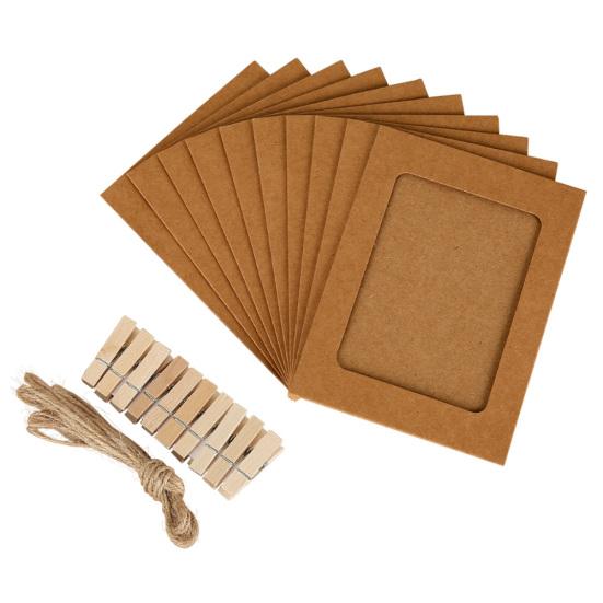 10Pcs/Set Hanging Photo Frame Birthday Party Booth Home Decor Photography Props