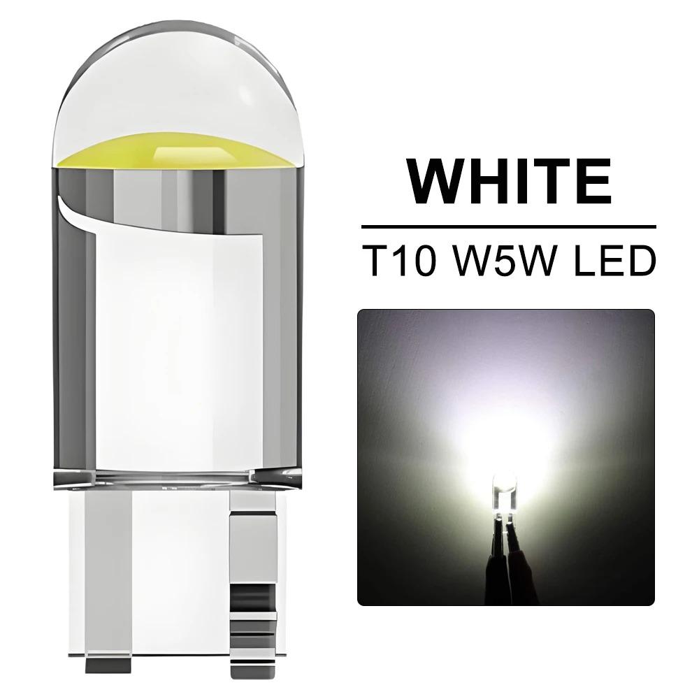 T10 W5W Positionslicht 12V Kennzeichenbeleuchtung Cob Hohe Helligkeit Integriertes Leselicht Motorrad Auto Licht Rücklicht Glühbirne Modifikation LED