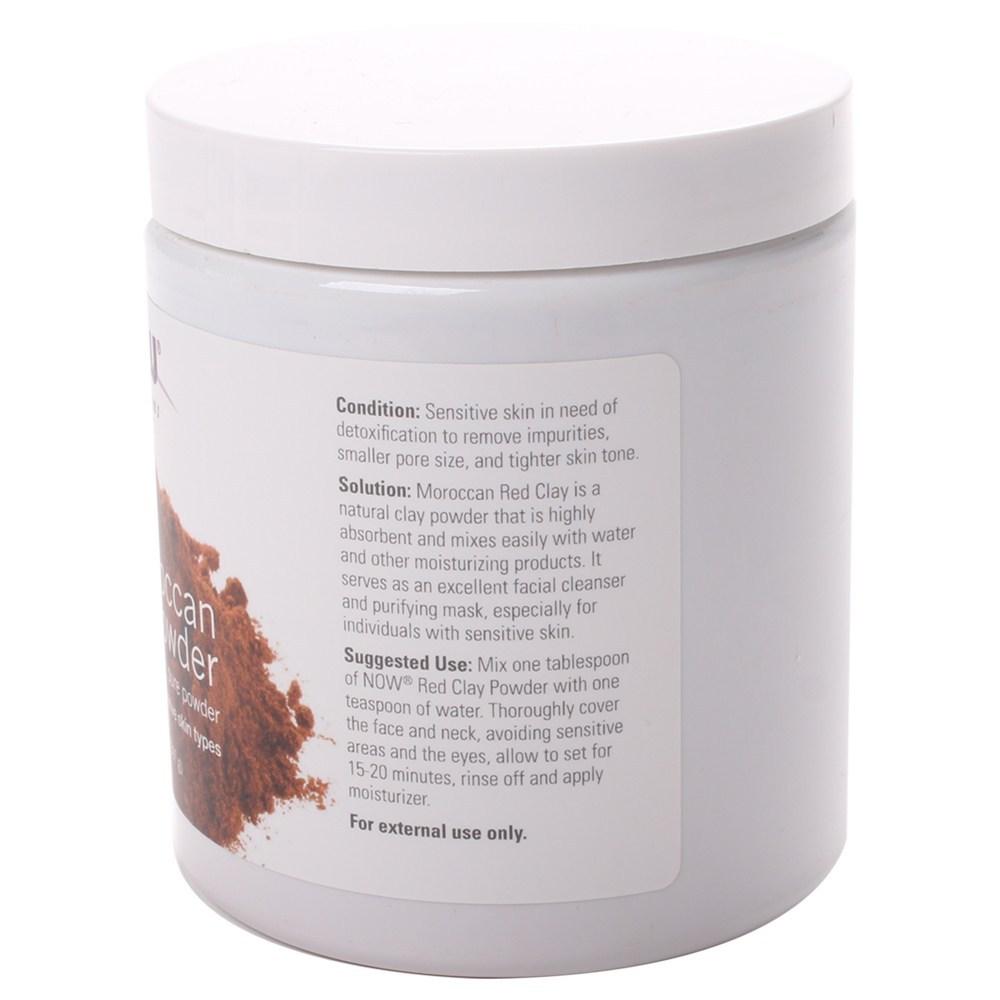 Now Foods Moroccan Red Clay Powder Fasion Cleanser, 397g, 1 piece, 1 piece