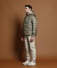 Panicale Green Lightweight Duck Down Hooded Jacket