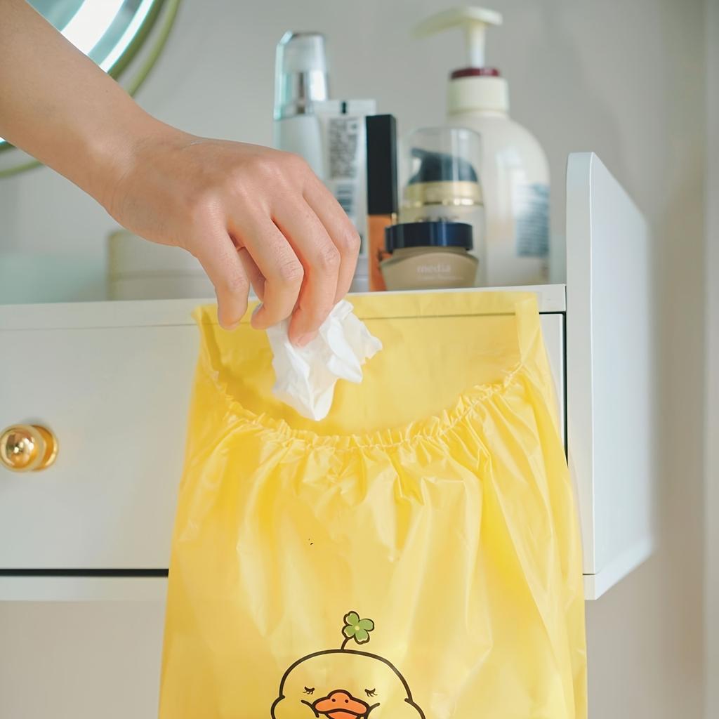 Adhesive Car Trash Bag Disposable Car Interior Hanging Multi-Functional Clean Bag Small Plastic Bag Car Garbage Bin