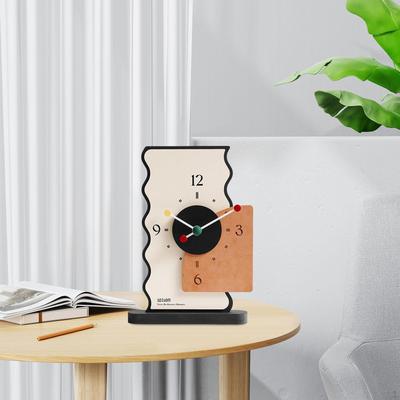 Contemporary Wooden Clock for Home and Office Decor