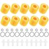 10Pcs Car Engine Oil Filters Set 04152-YZZA6 for Toyota Corolla Prius C-HR 2.0L Pontiac Vibe 2009-2010 04152YZZA6 04152-37010