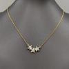 Flower Pendant Necklace Sparkly Cubic Zirconia Hypoallergenic For Daily Wear Dating Parties Gifts For Women