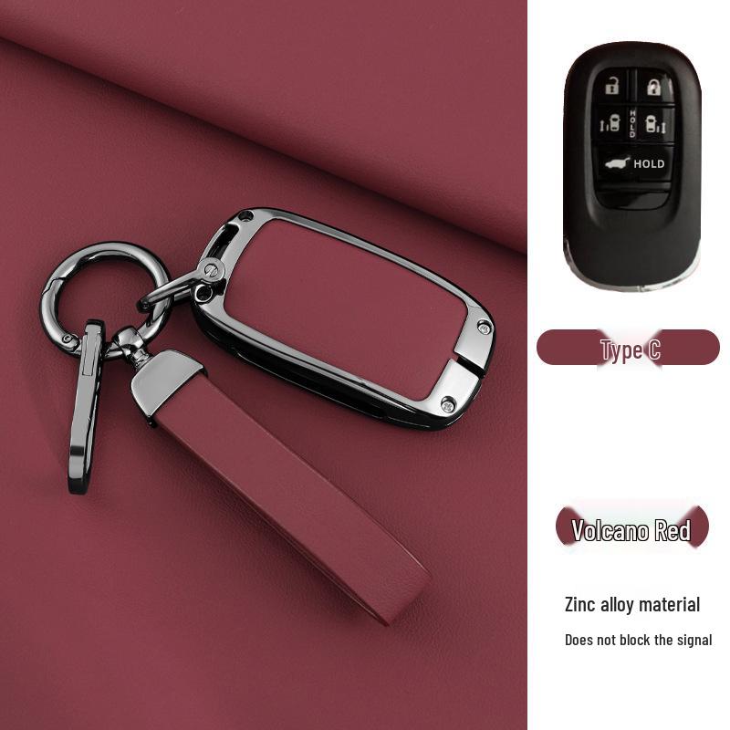 Stylish Metal Car Key Case for XRV, Fit, Vezel, URV, Fengfan, Xiangyu - Personalized Luxury Remote Shell Cover