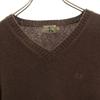 Calvin klein Long sleeve V neck sweater M Brown knit Women Used