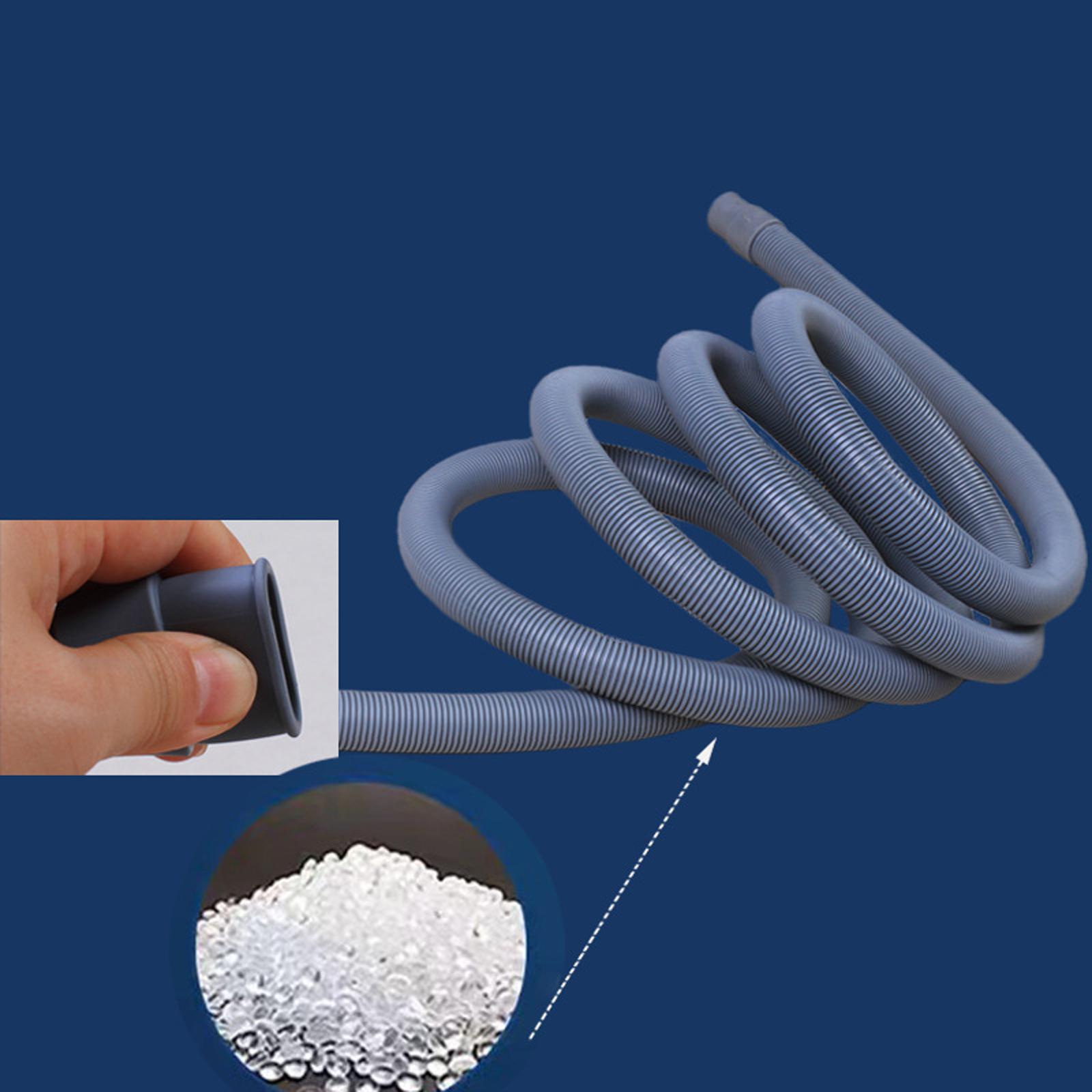 

Flexible Corrugated Washing Machine Drain Hose Extension Pipe High Pressure Waste Water Outlet Soft Tube for Laundry Appliances