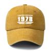 Unisex Fashionable and Versatile Printed 1978 Baseball Cap Outdoor Casual Peaked Cap