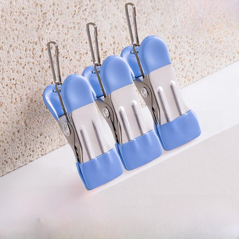 Windproof Stainless Steel Clothespins: Durable Clips for Clothes Drying and Hanging