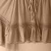 ZANZEA Women Summer V-Neck Ruffle 3/4 Sleeve Lace Blouses