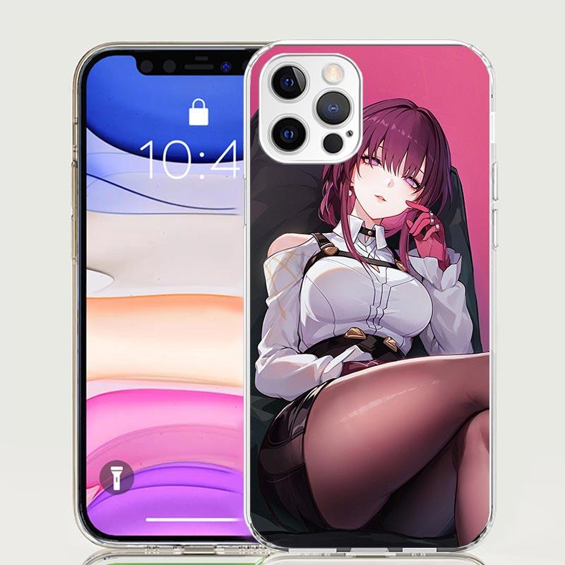 Honkai Star Rail Kafka Phone Case for Apple iPhone 17 Air 16 15 Plus 14 + 13 Mini 12 11 Pro Max 7 8 SE 16Max Soft Shell Cover Co