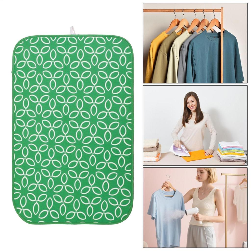 Iron Mat Foldable Heat Resistant Non-Slip Large Iron Pad For Table Top For Sewing Quilting Pressing Home Apartment Laundry Hotel