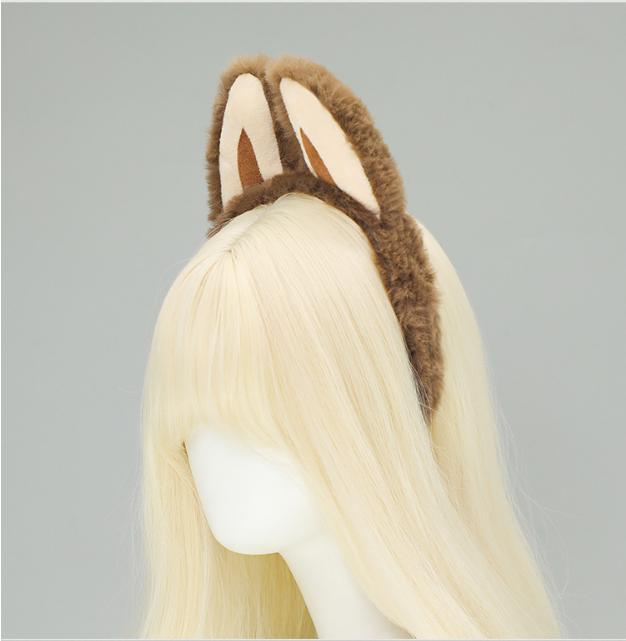 Kawaii Monsters BB Headband Cosplay Bubu Devil Baby Plush Ear Hair Band Cute Elf Ear Face Wash Headdress Friend Birthday Gifts